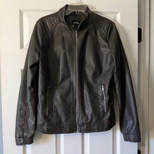 SOLD ELSEWHERE Vintage Royalty Leather Jacket - Gray/Brown - Great Condition